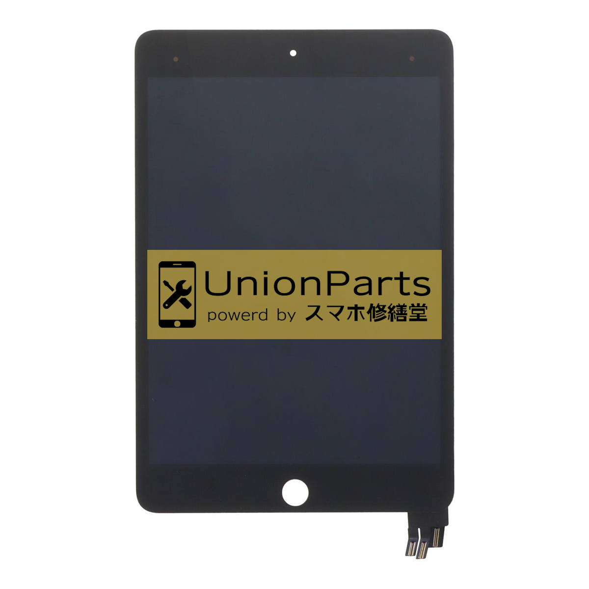 iPad mini (第5世代) フロントパネル 互換品 Black