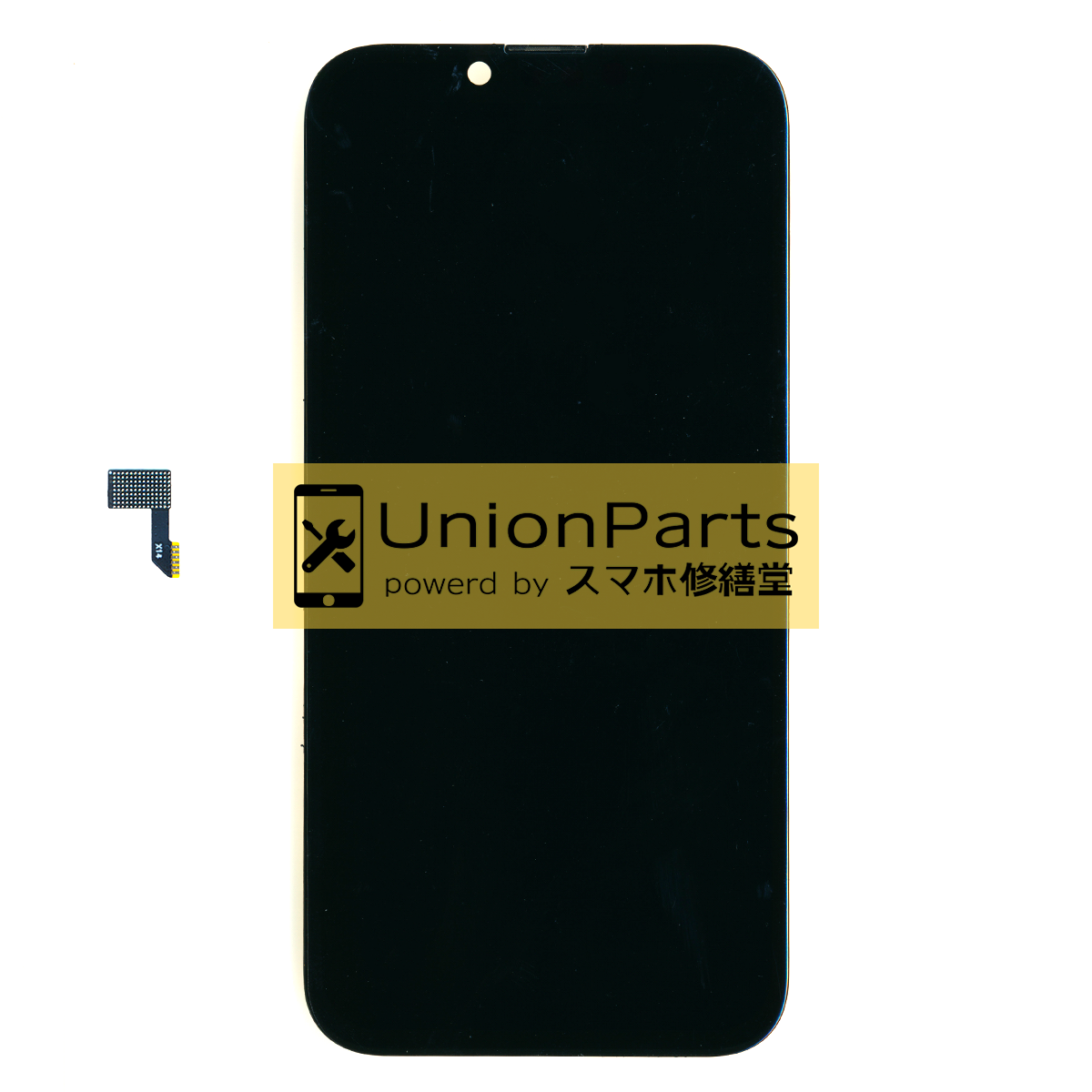 iPhone16e フロントパネル 互換品[LCD/incell] SY[IC移植対応版/フレキ] Black